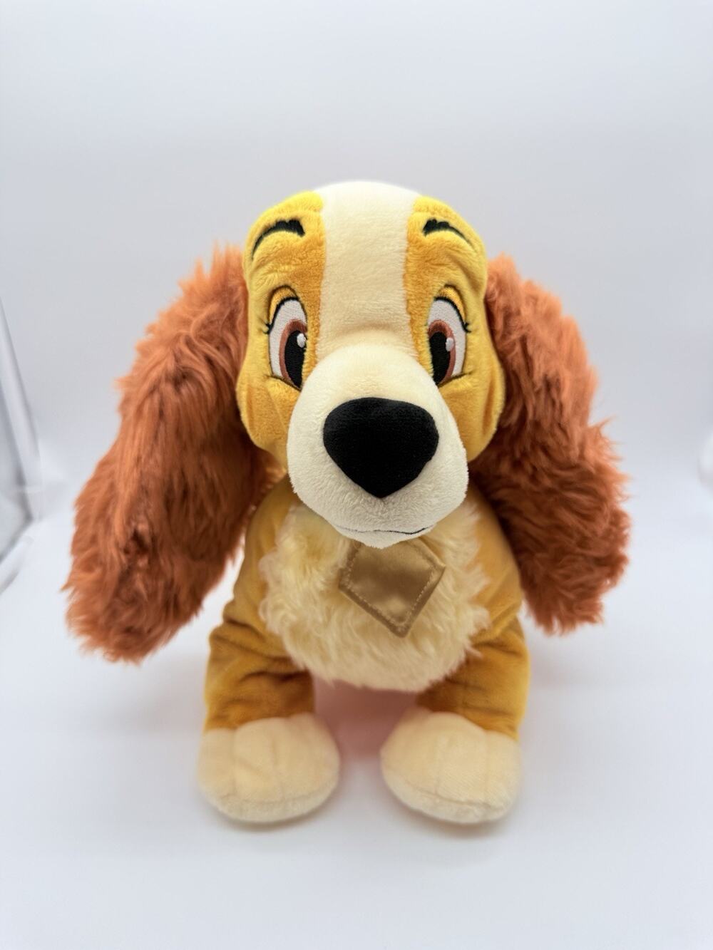 Disney Lady and the Tramp Lady Plush Stuffed Animal Dog Blue Collar Toy 10"